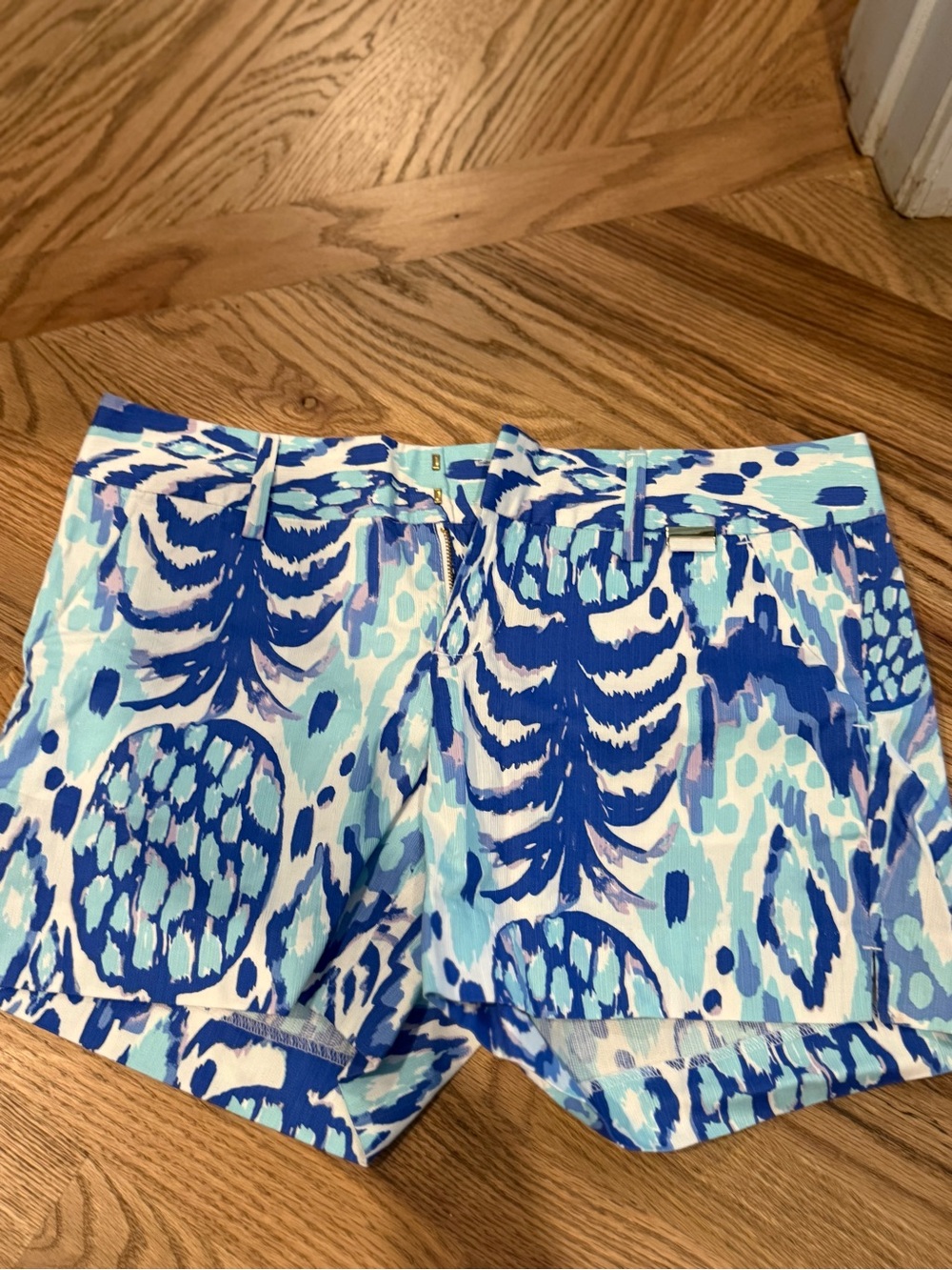 Lilly Pulitzer Callahan Blue Multi Print Women's Shorts